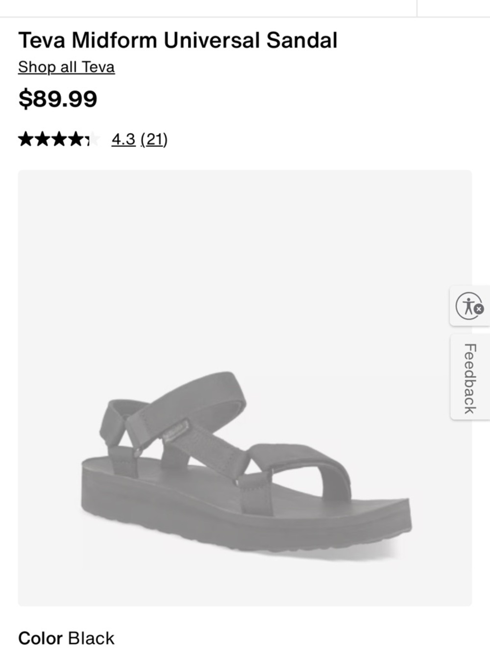 Teva Midform Universal Sandal